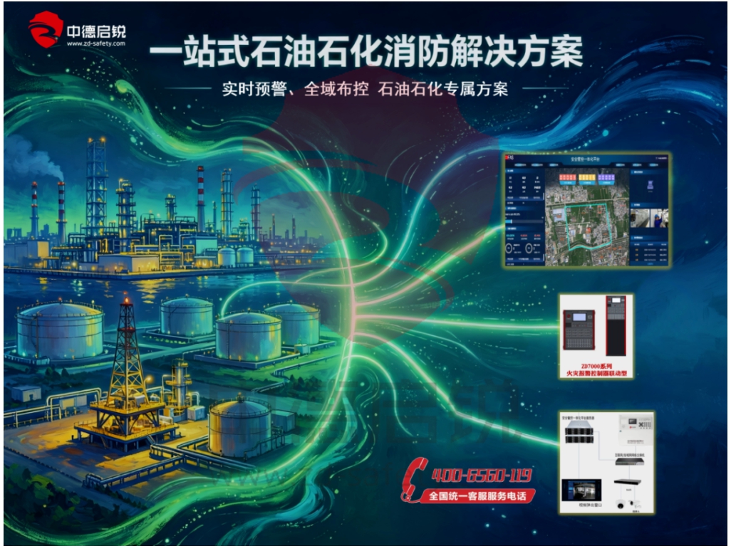一站式石油石化消防解决方案：从硬件到平台，全链条守护能源安全